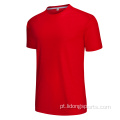 Camiseta casual unissex esportivo de camiseta